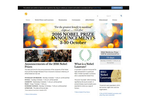 2016年ノーベル賞、日程や発表時間は？ 受賞者予想や研究内容を解説 画像