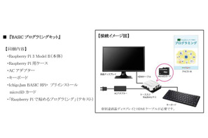 アイ・オー・データ「BASICプログラミングキット」発売 画像