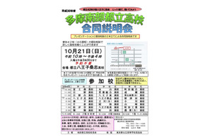 【高校受験2019】八王子東など都立42校が参加、多摩南部合同説明会10/21 画像