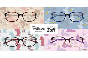 ディズニーキャラがキュート＆カラフルな眼鏡に、Zoff SMARTシリーズ 画像