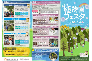 【夏休み2019】クラフト体験・講座など「植物園フェスタ」茨城 画像