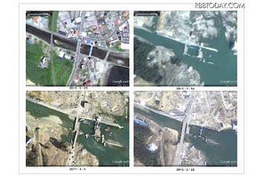 グーグルが2012年撮影の被災地域の衛星写真を更新、過去との比較も 画像