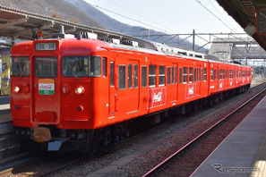 しなの鉄道線「コカ・コーラ電車」ラストラン10/2 画像