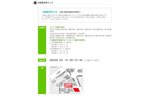 日能研、大阪進学校や関関同立など関西地区の中学校フェア6/24より 画像