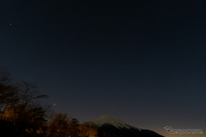 流星群を山中湖で見る、富士山と夕焼けも…体験レポート 画像