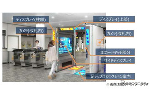 顔認証改札の実証実験…大阪駅のうめきた地下口3/18から 画像