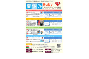 【夏休み2023】小中高生対象「Rubyプログラミング講座」 画像
