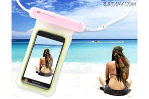 スマホ用防塵・防水ケース…iPhone・Androidがプールや浴室で利用可 画像