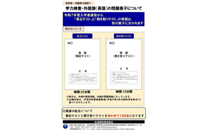 【高校受験2025】茨城県立高、英語テスト冊子イメージ公表 画像