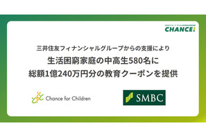 教育格差解消へ、CFCとSMBCが教育クーポン提供 画像