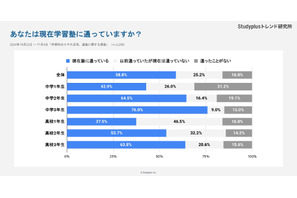 通塾形態…中学生は集団指導、高校生は「個別指導」が最多 画像