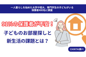 大学生の一人暮らし、保護者の不安91％…緊急時の頼り 画像