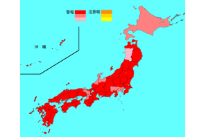 インフルエンザ、注意報レベルへ減少も…学級閉鎖が急増 画像