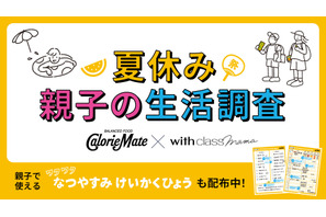 給食のありがたみ実感9割、夏休み親子生活調査…カロリーメイト 画像