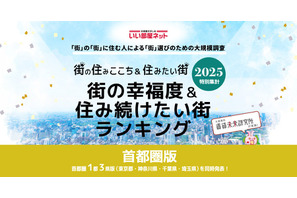 幸福度＆住み続けたい街…葉山町は5年連続、初登場1位は？ 画像