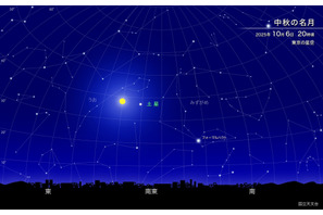 名月は満月とは限らない？2025年「中秋の名月」10/6 画像