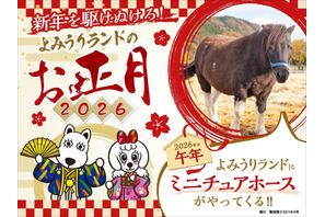 【冬休み2026】午年生まれ・名前「馬」「午」入園無料、よみうりランド1/1-4 画像