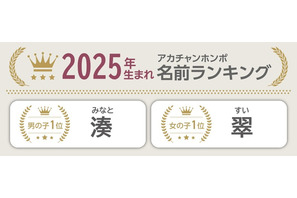 「愛」が2位、1位は…2025年子育て漢字ランキング 画像
