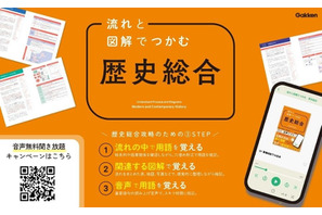 【共通テスト2026】学研「流れと図解でつかむ歴史総合」無料聞き放題1/18まで 画像