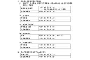 【高校受験2027】兵庫県公立高の入試日程、学力検査3/11 画像