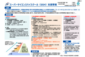 文科省「SSH指定校」基礎枠31校など新規採択…追加支援も拡充 画像