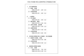【高校受験2027】香川県公立高、自己推薦2/2・一般選抜3/9 画像