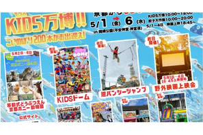 【GW2026】京都「KIDS万博」5/1-6、動物ふれあいや映画上映も 画像