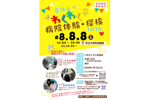 【夏休み2026】市立大津市民病院「わくわく病院体験・探検」手術ロボットや内視鏡 画像