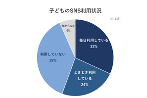子供のSNS利用、スマホ所持者56%が利用…いじめやグループ外しへの不安も 画像