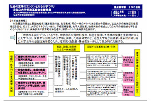 文科省、改革に積極的な私立大学を重点的に支援…2013年度は500大学 画像