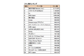 東京ディズニーリゾート、2013年企業Facebook「いいね！」No.1獲得 画像