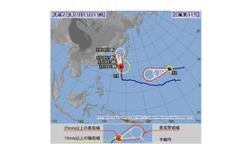 台風経路図