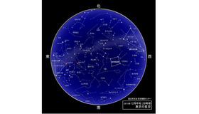 2015年12月中旬20時ごろの東京の星空　（c） 国立天文台天文情報センター