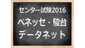 　「センター試験2016」ベネッセ・駿台　データネット