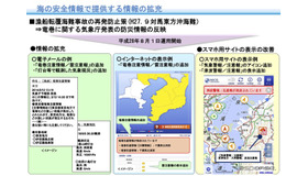 気象警報・注意報などに「竜巻注意情報」、「雷注意報」を追加