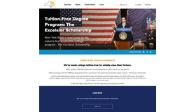 The official website of New York State　「Tuition-Free Degree Program: The Excelsior Scholarship」
