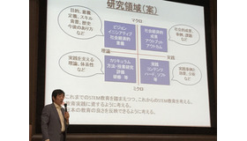 ベネッセ教育総合研究所とCRETの理事長を務め、JSTEMの学会長に就任した新井健一氏