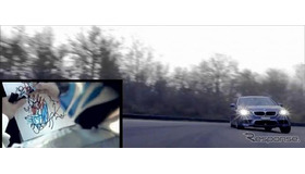 サーキットを攻める新型BMW M5の助手席で描き出された「世界最速のクリスマスカード」