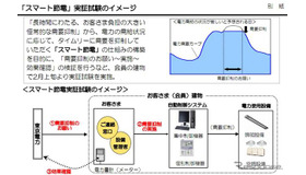東京電力 スマート節電実証実験のイメージ