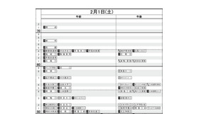 日能研「予想R4偏差値一覧」首都圏7月11日版・男子2月1日