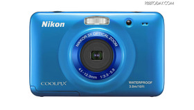 「COOLPIX S30」ブルー