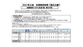 2021年入試外部検定利用【国立大編】成績提供システム見送り後 修正予告