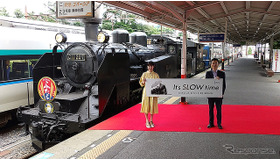 「SL大樹『ふたら』」として東武日光駅に入線したC11 207。10月から月1回ペースでツアー扱いでの運行が計画されていた。