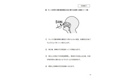 キットを利用する際の検体採取の方法に関する生徒等への説明イメージ図