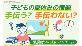 「テラコヤプラス　by Ameba」は、全国の保護者500名を対象に「小学生の夏休みの宿題」についてインターネット調査を実施。