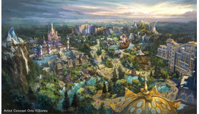 「ファンタジースプリングス」全景 As to Disney artwork, logos and properties： (C) Disney