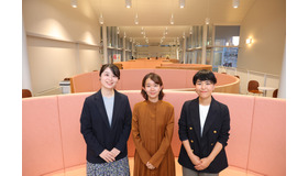 日本女子大学 建築デザイン学部の前身となる住居学科で学び、今、建築業界で活躍する卒業生3名。左から鈴木さん、高藤さん、羽島さん