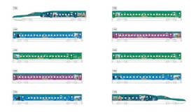 ファンタジースプリングスがテーマの特別なデザイン！特別車両「Magical Journey Shinkansen」が10月10日（木）より運行
