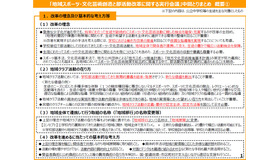 「地域スポーツ・文化芸術創造と部活動改革に関する実行会議」中間とりまとめ概要①