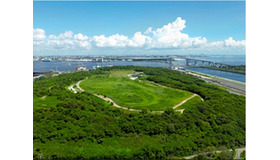 現在の海の森公園の全景